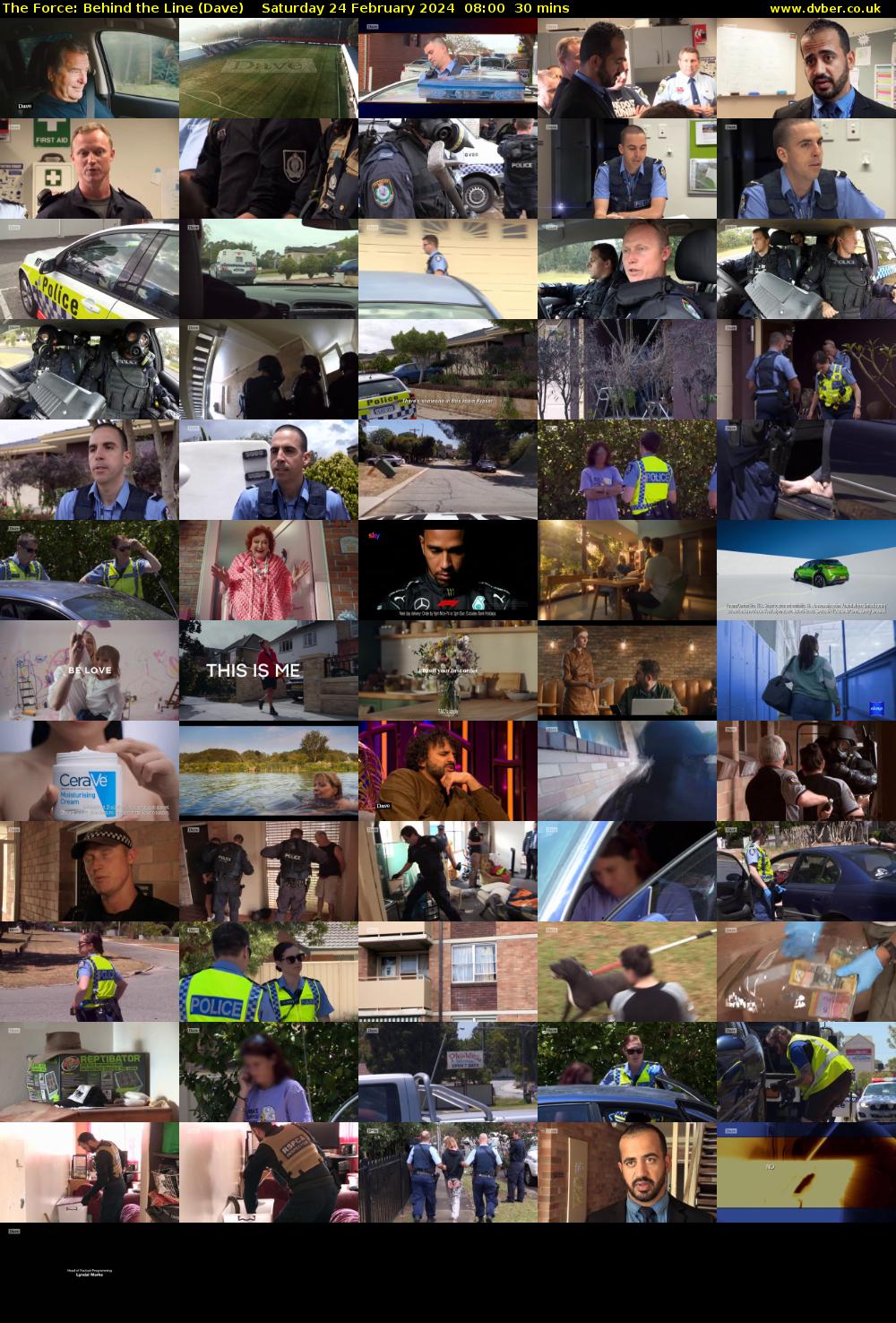 The Force: Behind the Line (Dave) Saturday 24 February 2024 08:00 - 08:30