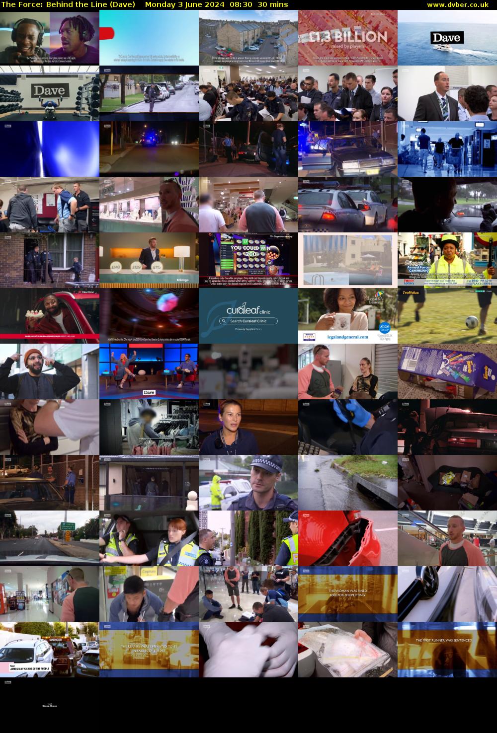 The Force: Behind the Line (Dave) Monday 3 June 2024 08:30 - 09:00