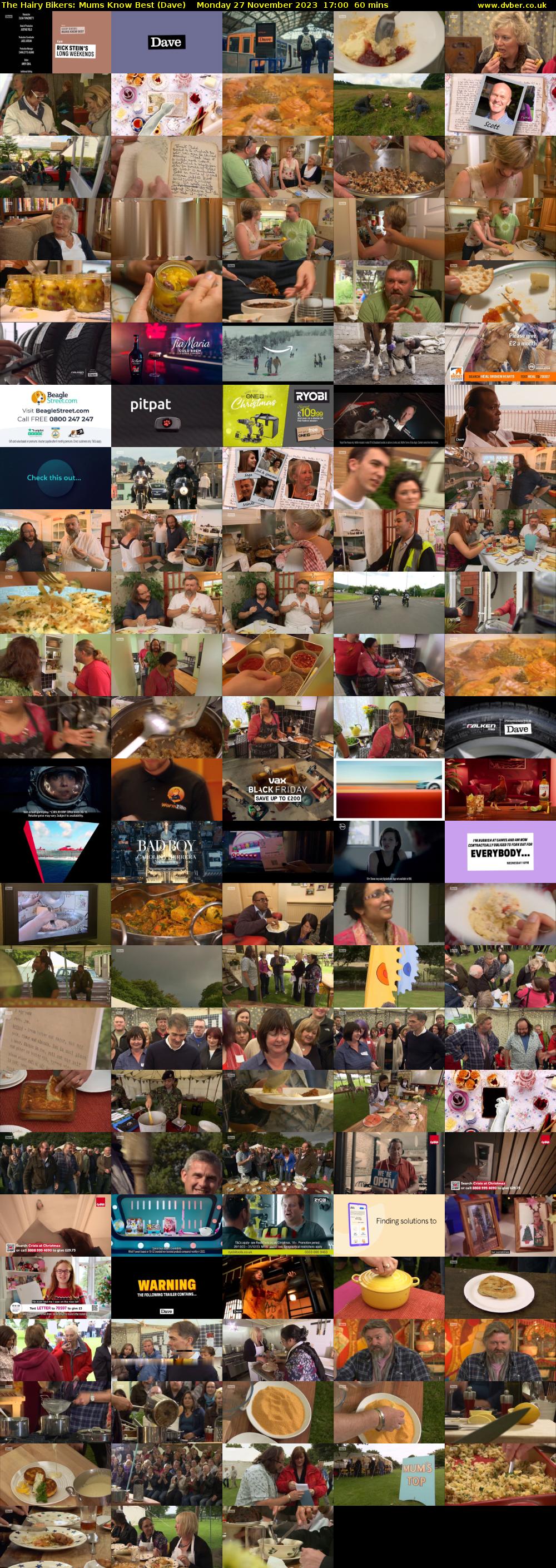 The Hairy Bikers: Mums Know Best (Dave) Monday 27 November 2023 17:00 - 18:00