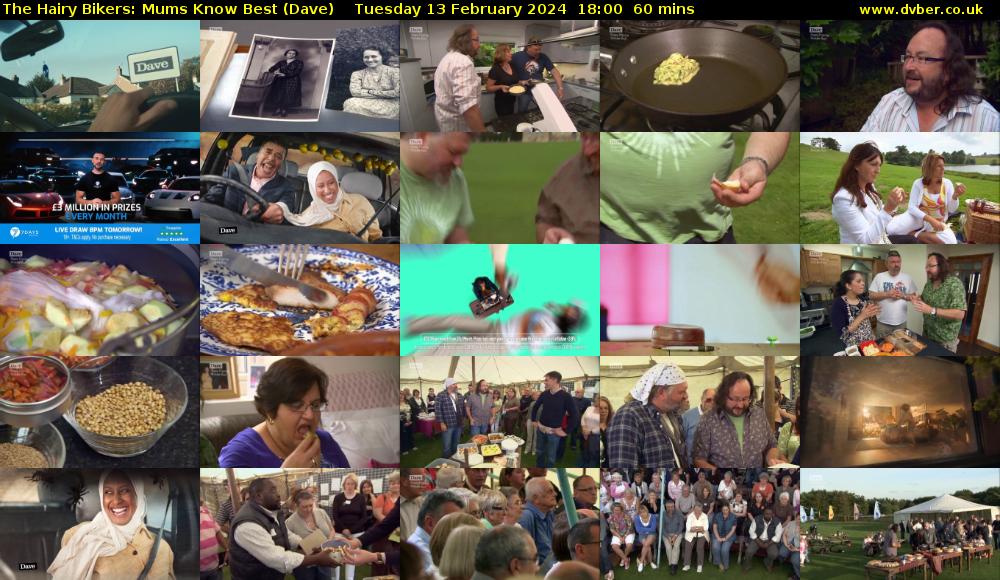 The Hairy Bikers: Mums Know Best (Dave) Tuesday 13 February 2024 18:00 - 19:00
