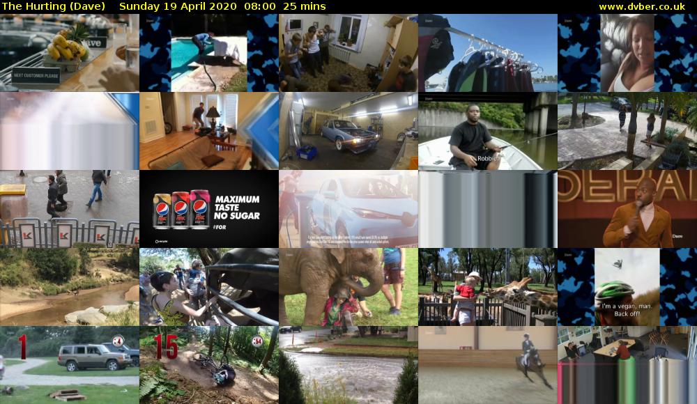 The Hurting (Dave) Sunday 19 April 2020 08:00 - 08:25