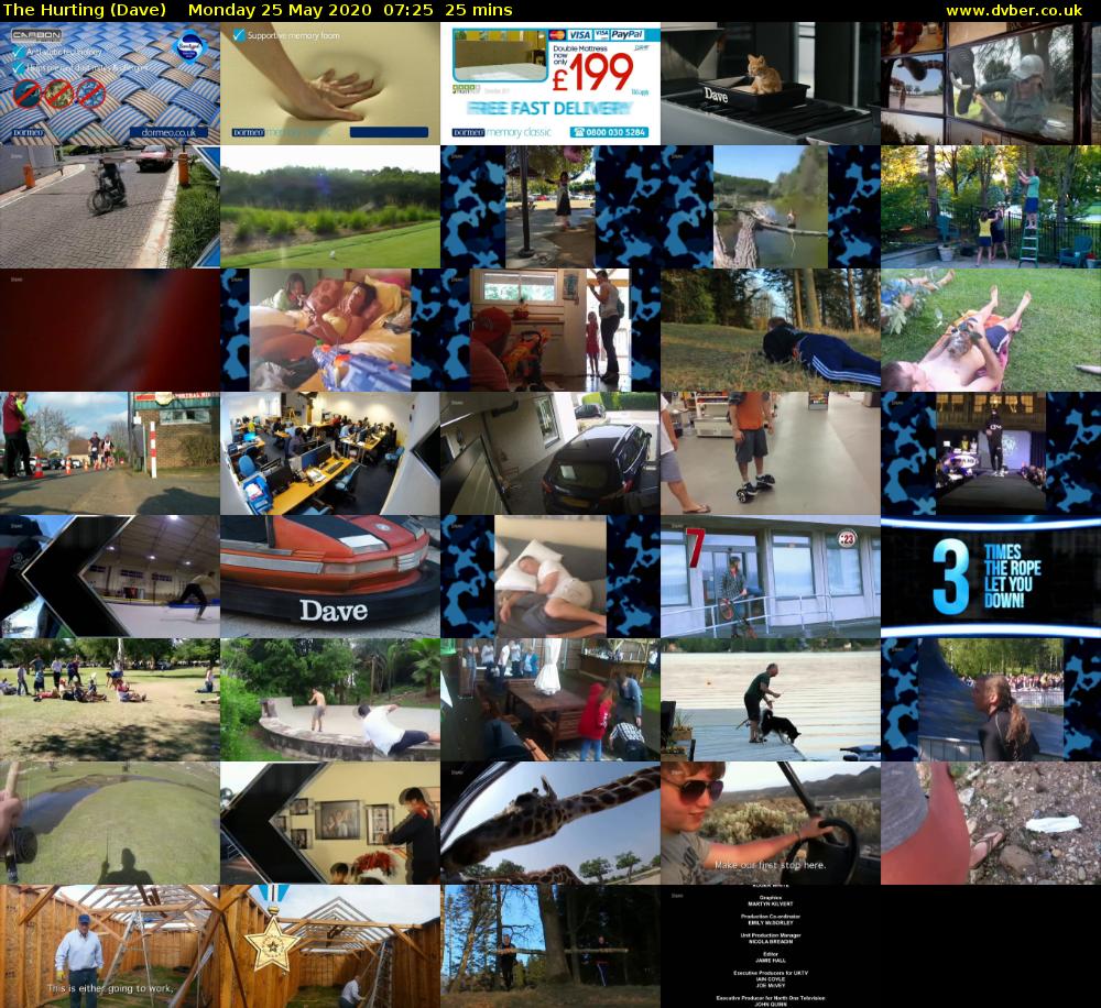 The Hurting (Dave) Monday 25 May 2020 07:25 - 07:50