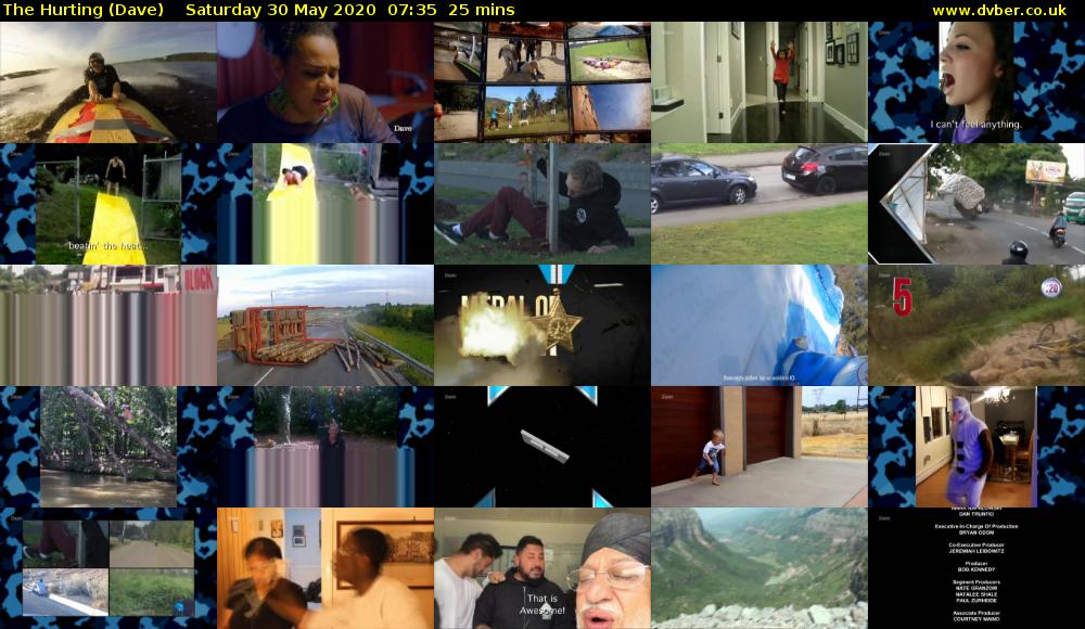 The Hurting (Dave) Saturday 30 May 2020 07:35 - 08:00