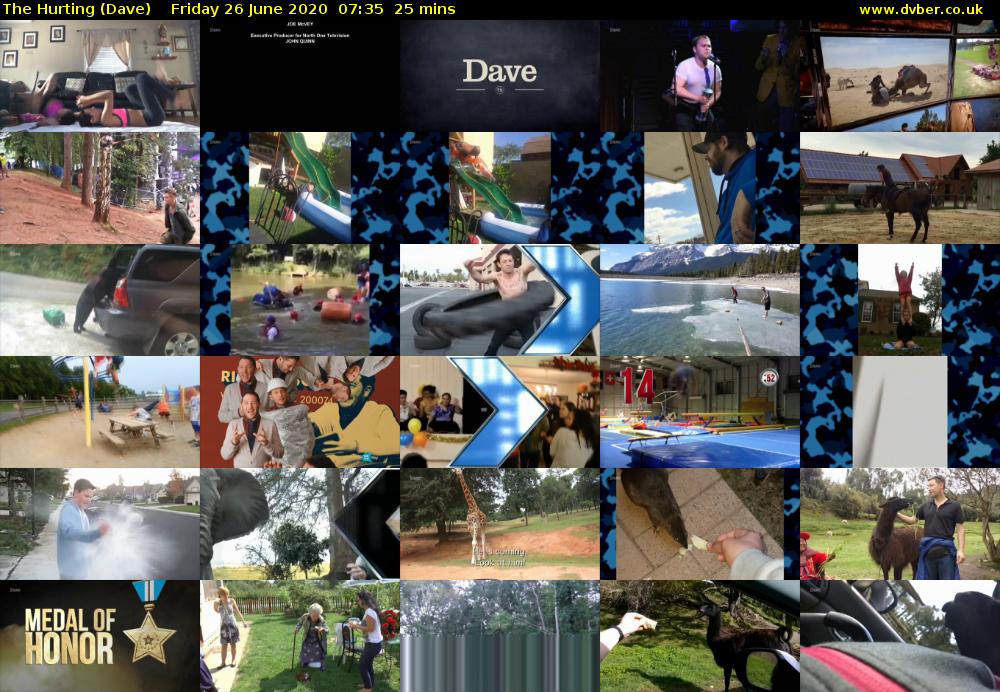 The Hurting (Dave) Friday 26 June 2020 07:35 - 08:00