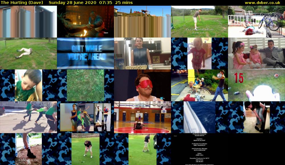 The Hurting (Dave) Sunday 28 June 2020 07:35 - 08:00