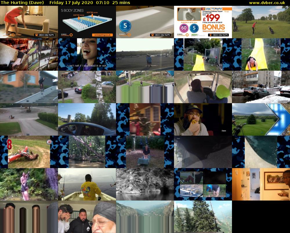 The Hurting (Dave) Friday 17 July 2020 07:10 - 07:35