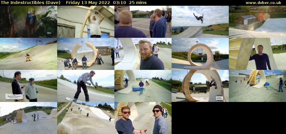 The Indestructibles (Dave) Friday 13 May 2022 03:10 - 03:35