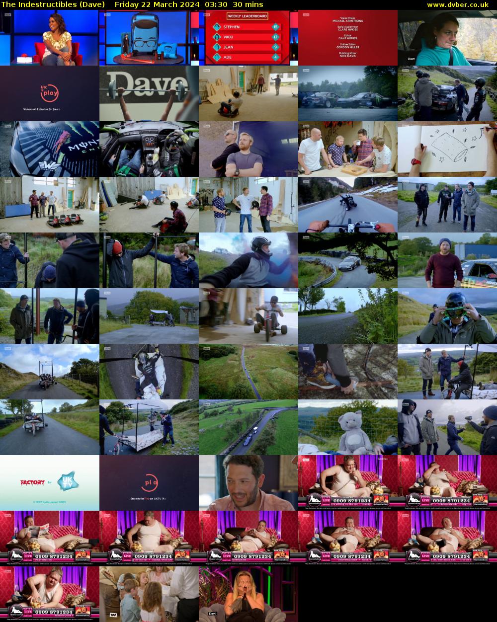 The Indestructibles (Dave) Friday 22 March 2024 03:30 - 04:00