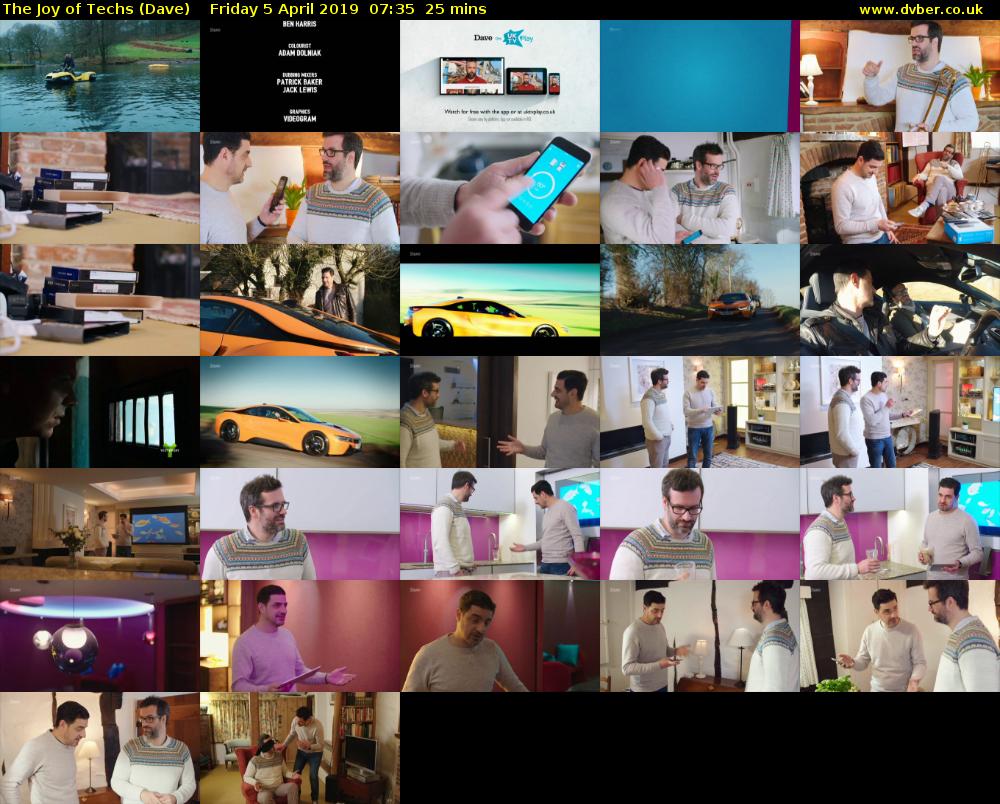 The Joy of Techs (Dave) Friday 5 April 2019 07:35 - 08:00
