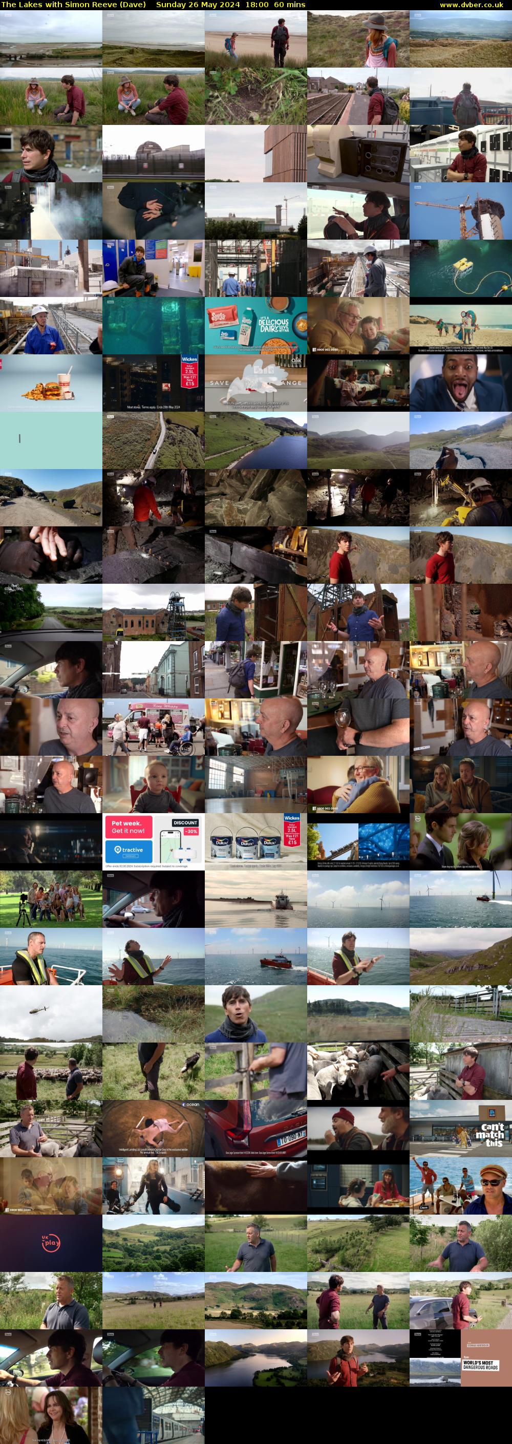 The Lakes with Simon Reeve (Dave) Sunday 26 May 2024 18:00 - 19:00