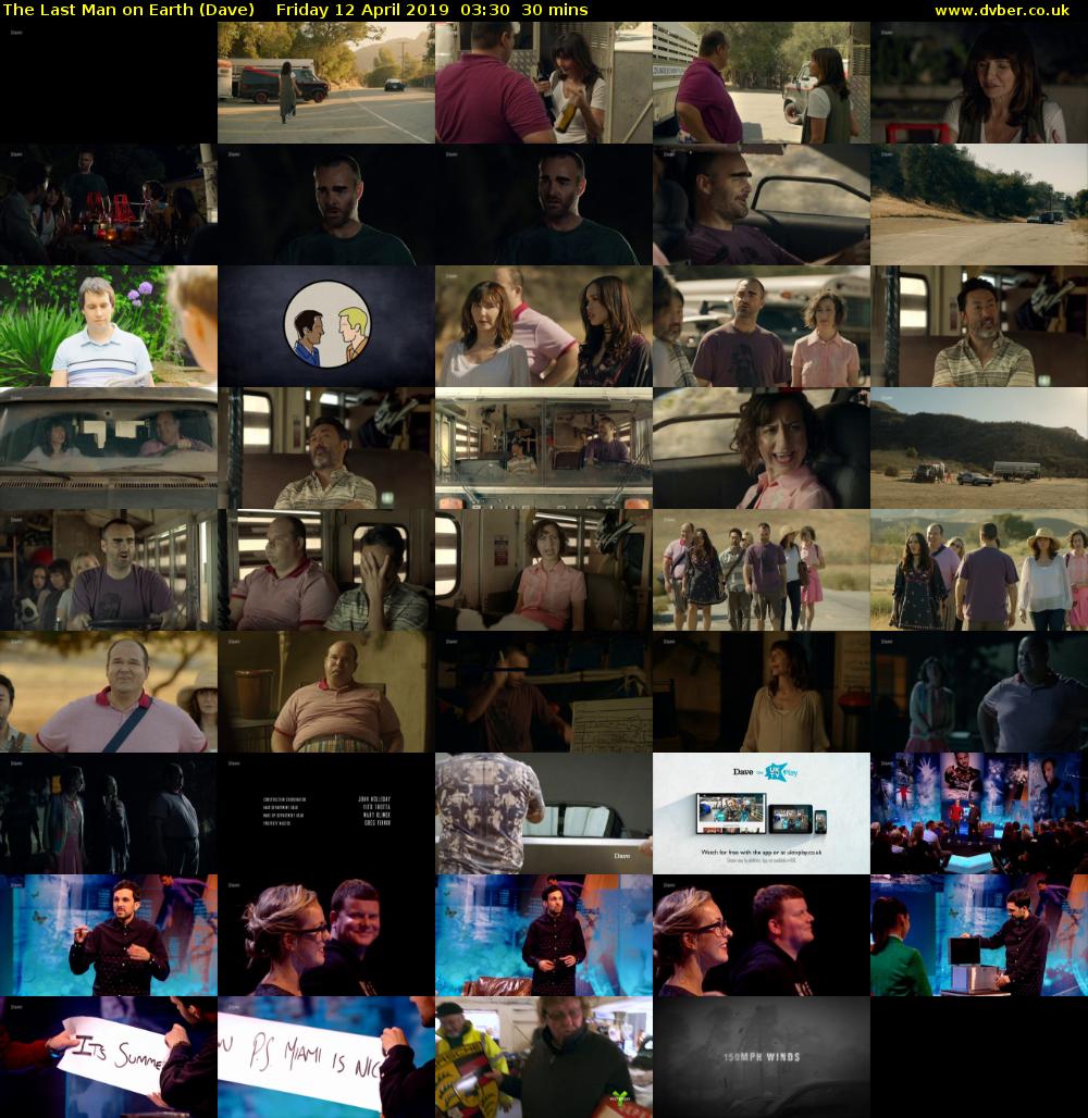 The Last Man on Earth (Dave) Friday 12 April 2019 03:30 - 04:00