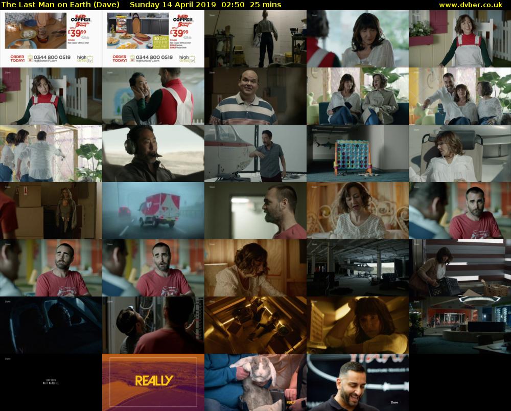 The Last Man on Earth (Dave) Sunday 14 April 2019 02:50 - 03:15