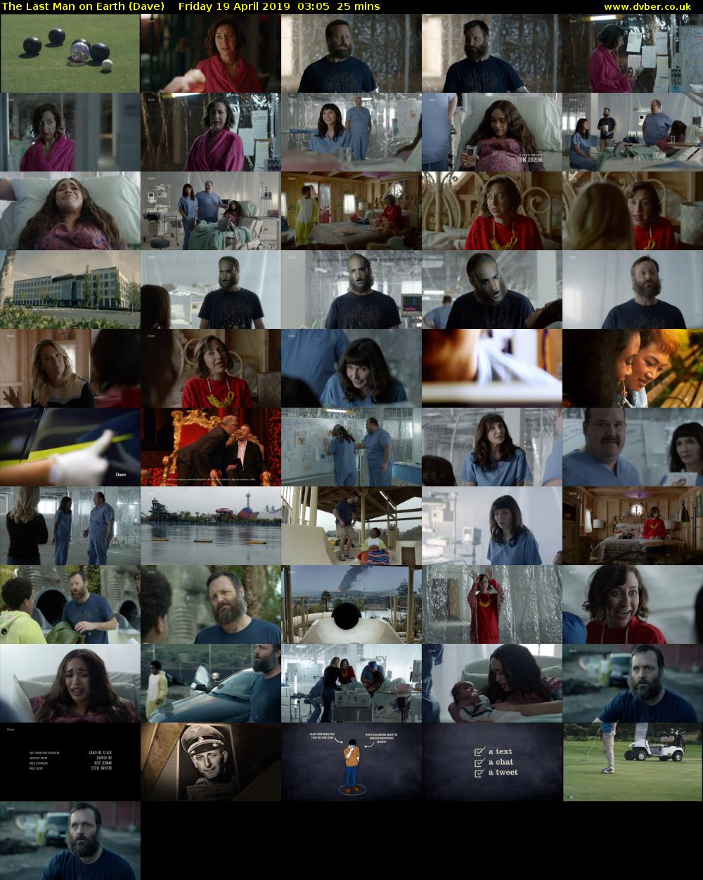 The Last Man on Earth (Dave) Friday 19 April 2019 03:05 - 03:30