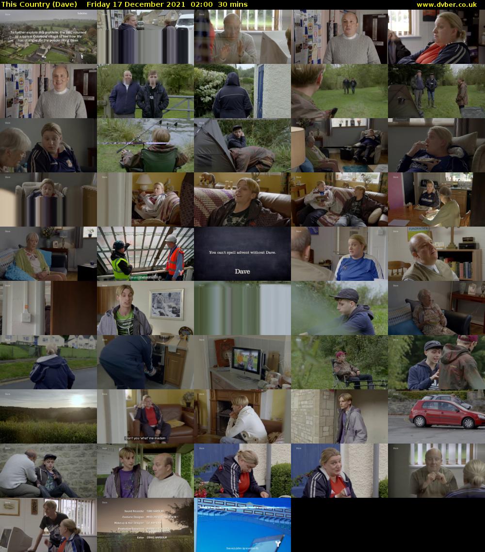 This Country (Dave) Friday 17 December 2021 02:00 - 02:30