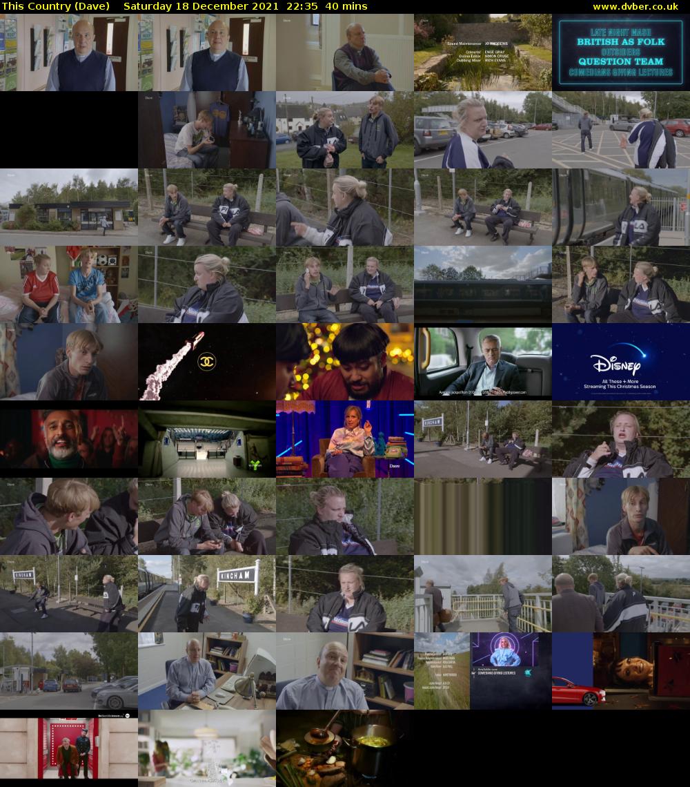 This Country (Dave) Saturday 18 December 2021 22:35 - 23:15