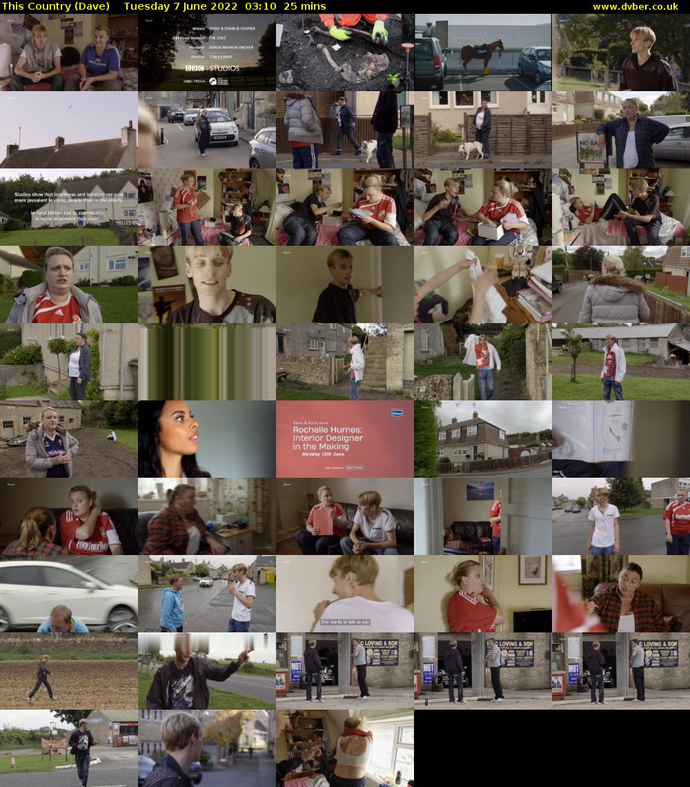 This Country (Dave) Tuesday 7 June 2022 03:10 - 03:35