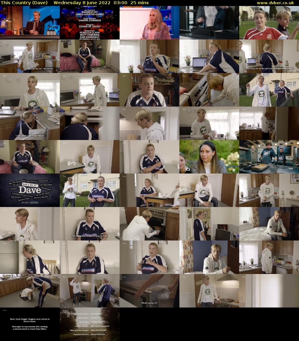 This Country (Dave) Wednesday 8 June 2022 03:00 - 03:25