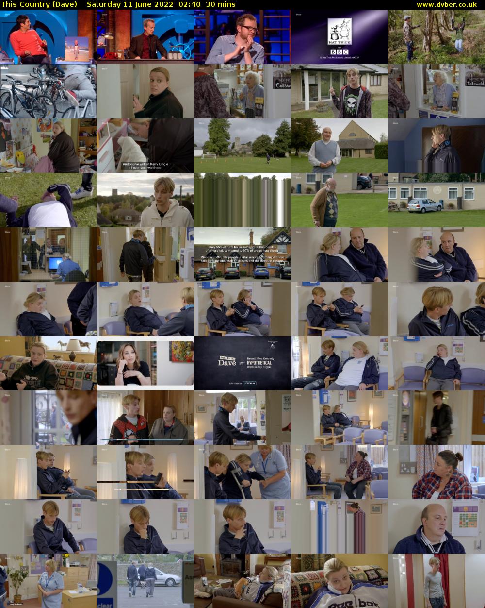 This Country (Dave) Saturday 11 June 2022 02:40 - 03:10