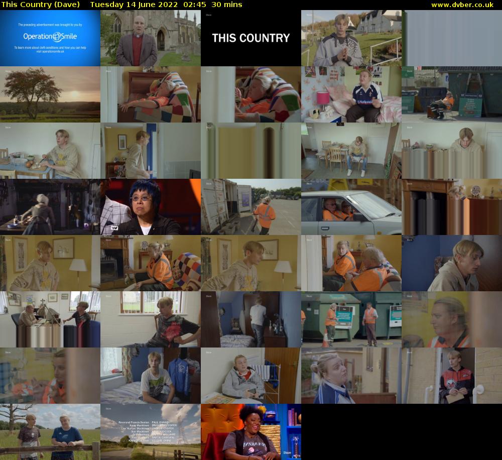 This Country (Dave) Tuesday 14 June 2022 02:45 - 03:15