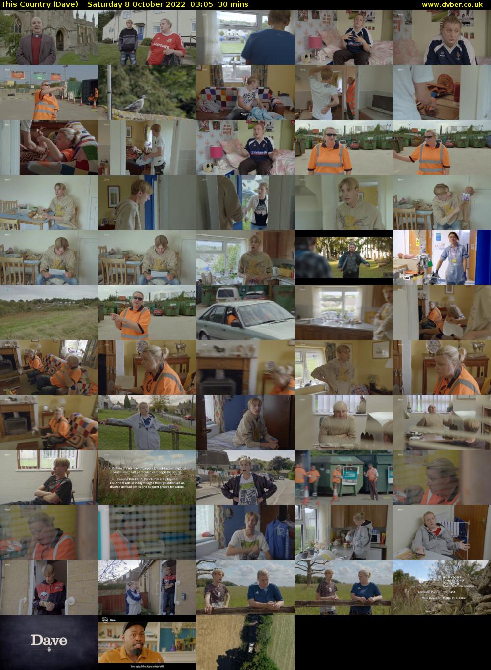 This Country (Dave) Saturday 8 October 2022 03:05 - 03:35
