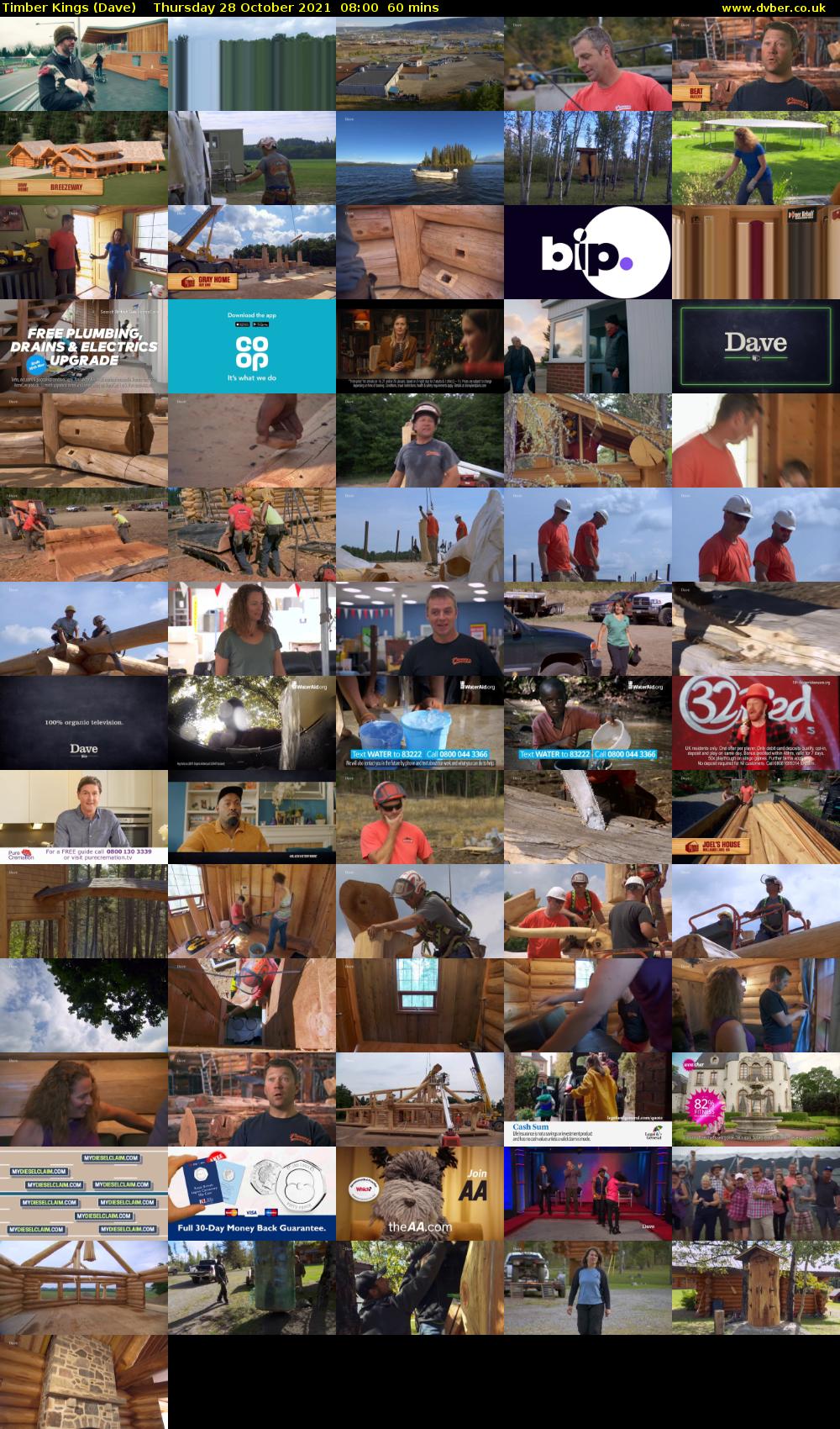 Timber Kings (Dave) Thursday 28 October 2021 08:00 - 09:00