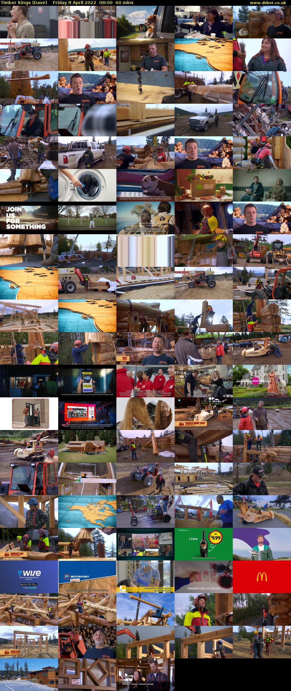 Timber Kings (Dave) Friday 8 April 2022 08:00 - 09:00