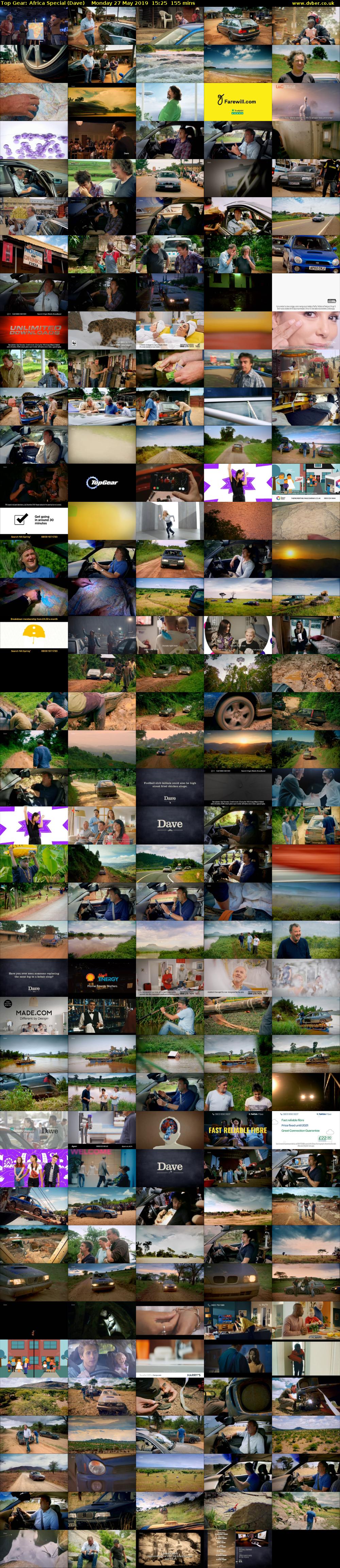 Top Gear: Africa Special (Dave) Monday 27 May 2019 15:25 - 18:00