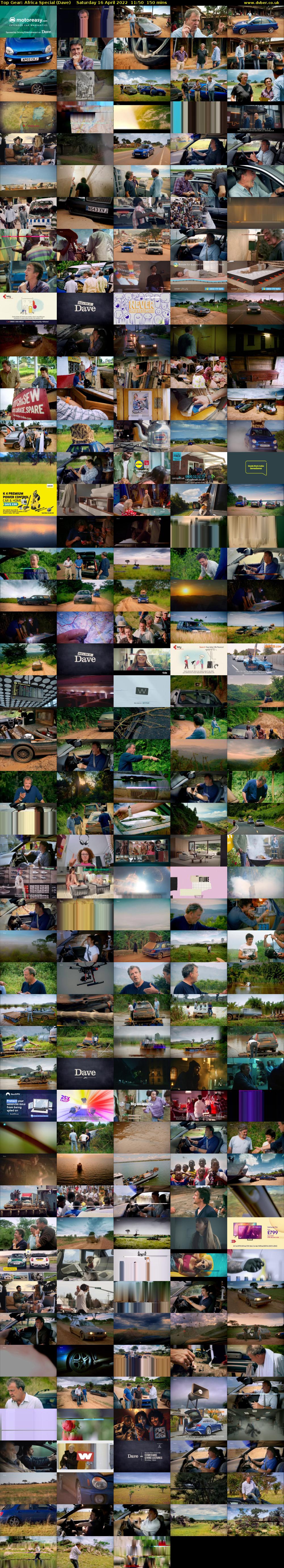 Top Gear: Africa Special (Dave) Saturday 16 April 2022 11:50 - 14:20