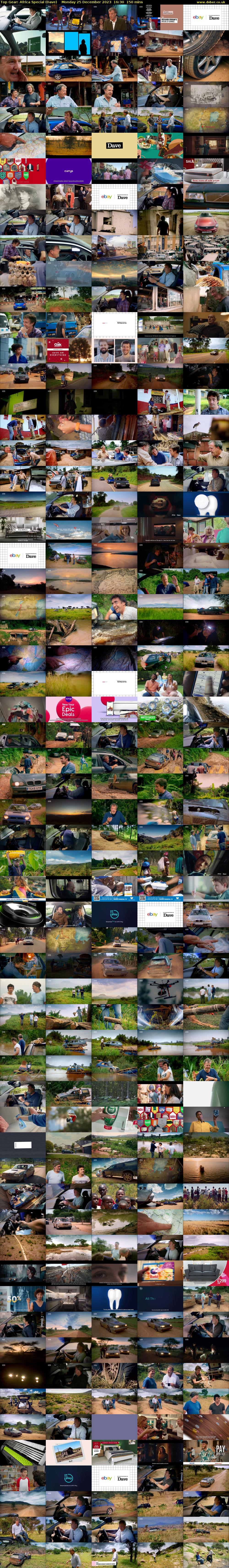 Top Gear: Africa Special (Dave) Monday 25 December 2023 16:30 - 19:00
