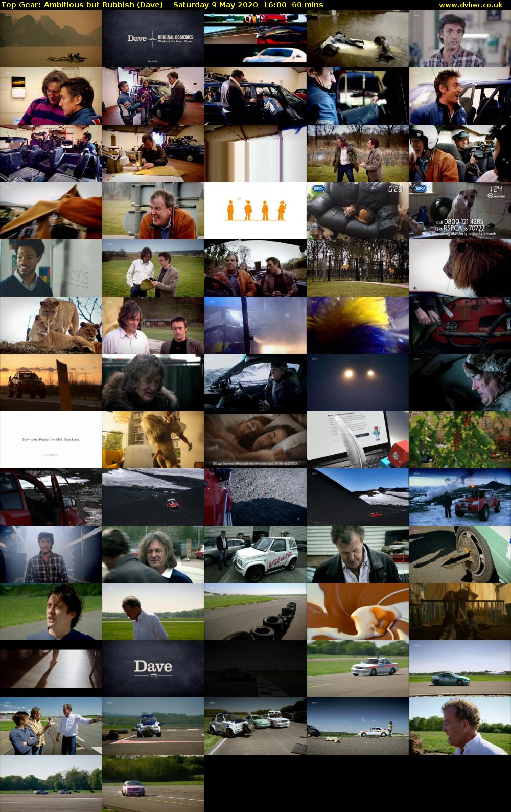 Top Gear: Ambitious but Rubbish (Dave) Saturday 9 May 2020 16:00 - 17:00