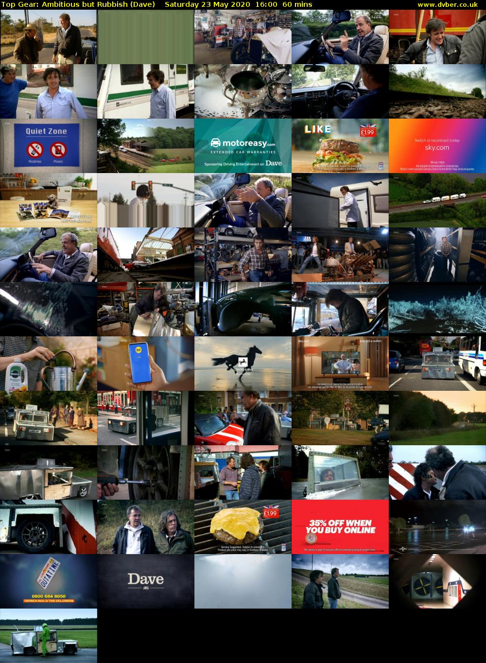 Top Gear: Ambitious but Rubbish (Dave) Saturday 23 May 2020 16:00 - 17:00