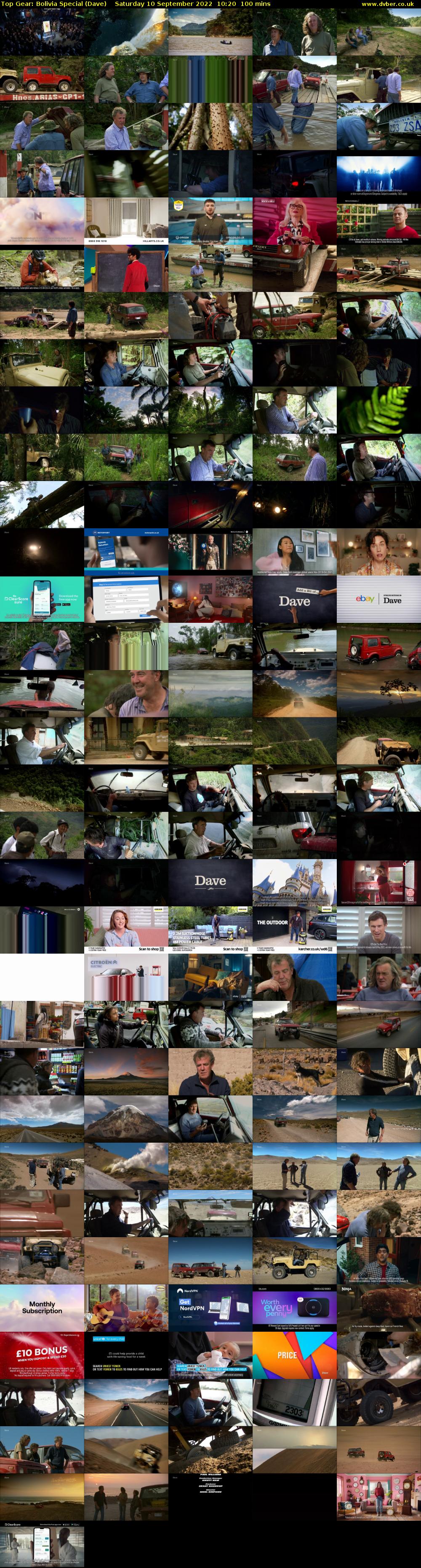 Top Gear: Bolivia Special (Dave) Saturday 10 September 2022 10:20 - 12:00