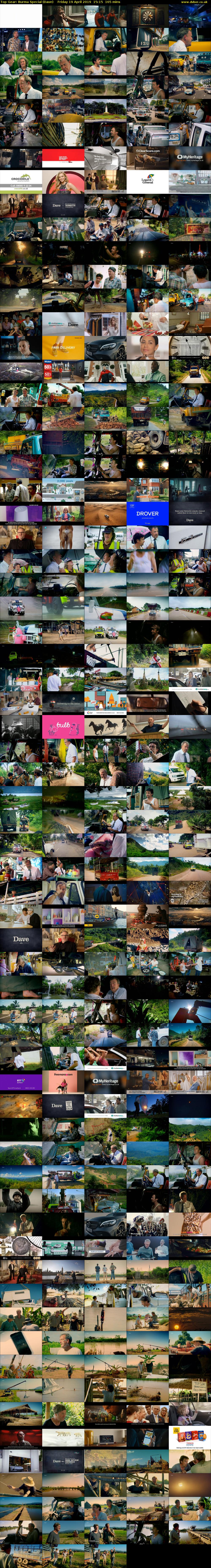 Top Gear: Burma Special (Dave) Friday 19 April 2019 15:15 - 18:00