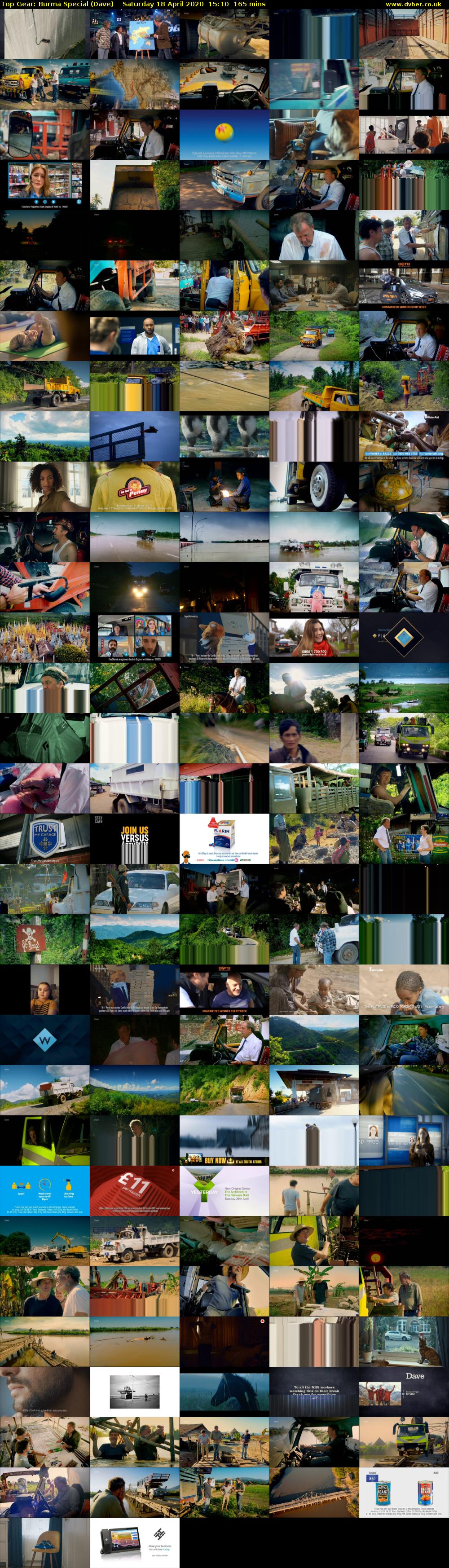 Top Gear: Burma Special (Dave) Saturday 18 April 2020 15:10 - 17:55