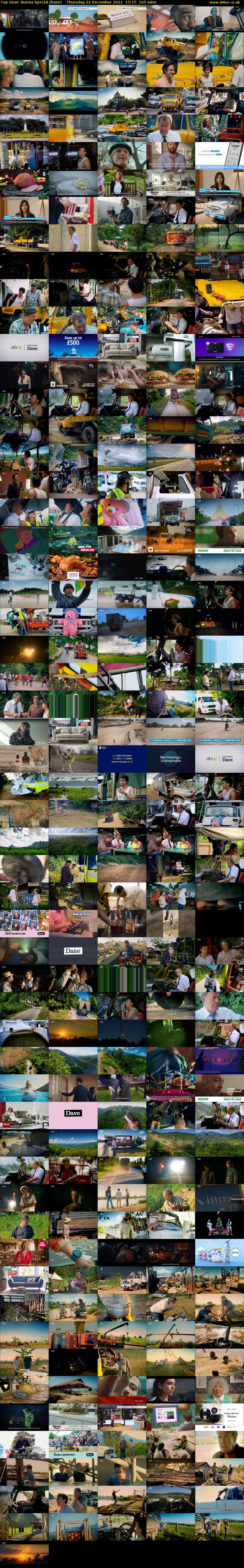 Top Gear: Burma Special (Dave) Thursday 22 December 2022 15:15 - 18:00