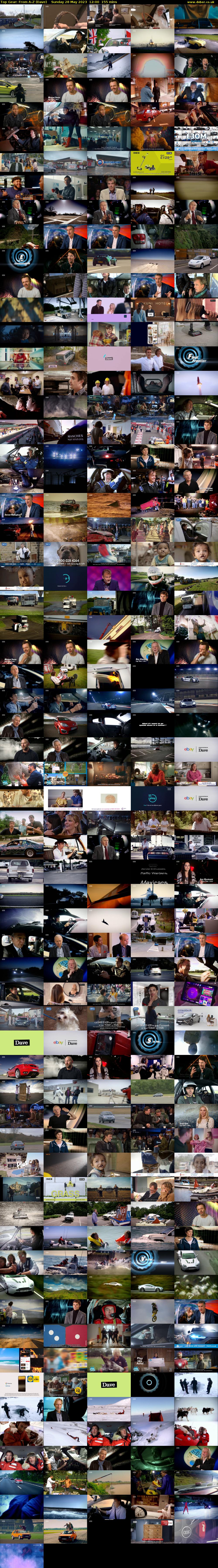 Top Gear: From A-Z (Dave) Sunday 28 May 2023 12:00 - 14:35