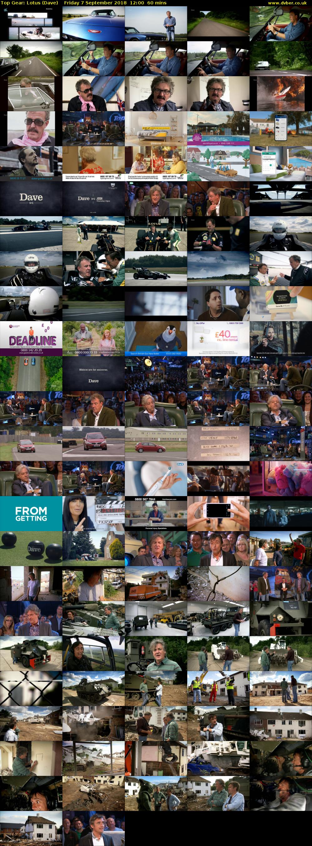 Top Gear: Lotus (Dave) Friday 7 September 2018 12:00 - 13:00
