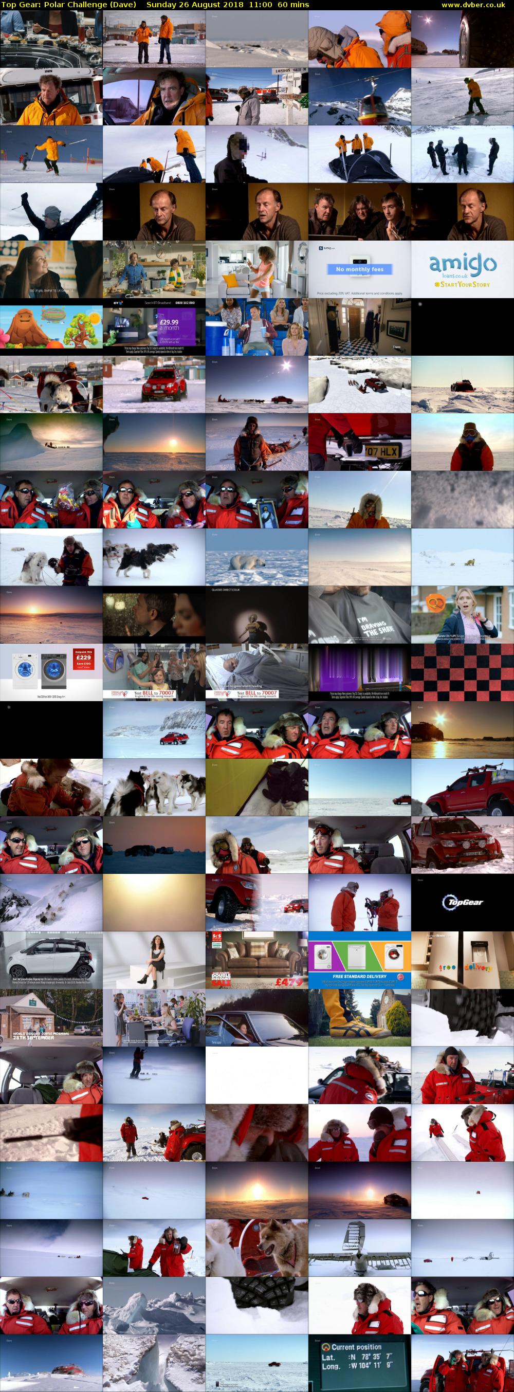 Top Gear: Polar Challenge (Dave) Sunday 26 August 2018 11:00 - 12:00