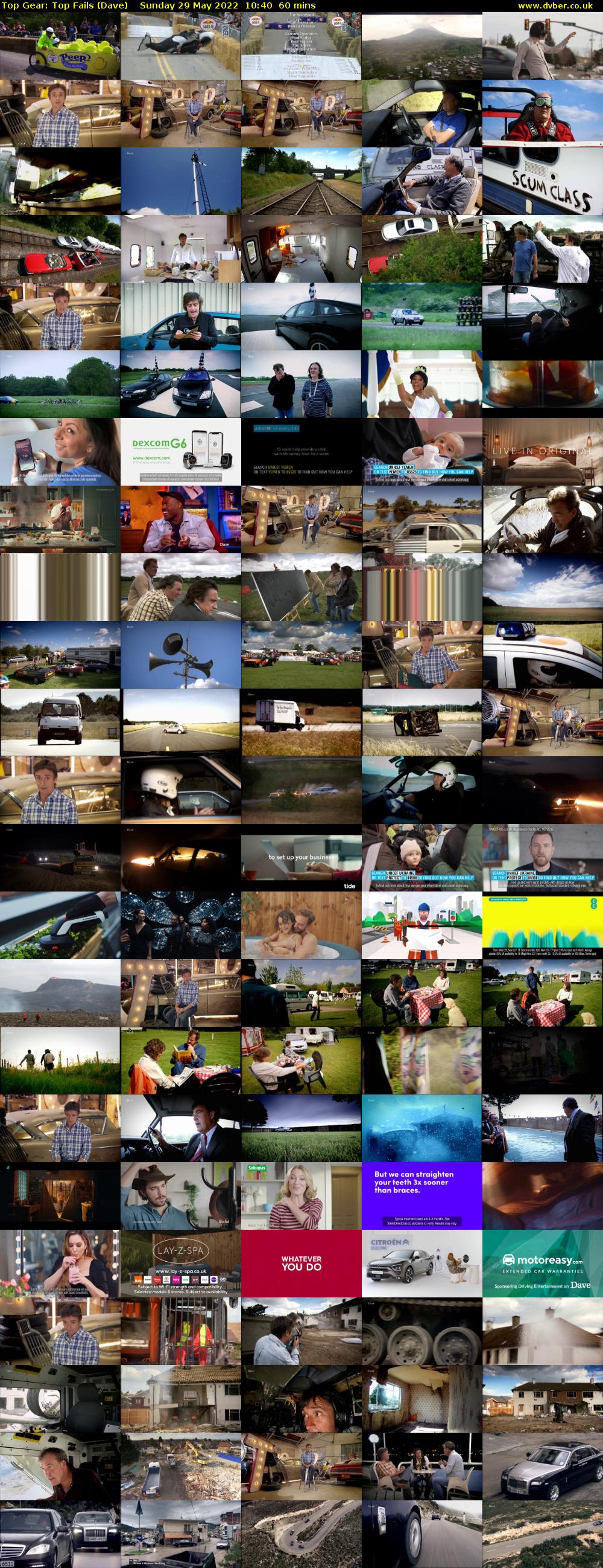 Top Gear: Top Fails (Dave) Sunday 29 May 2022 10:40 - 11:40