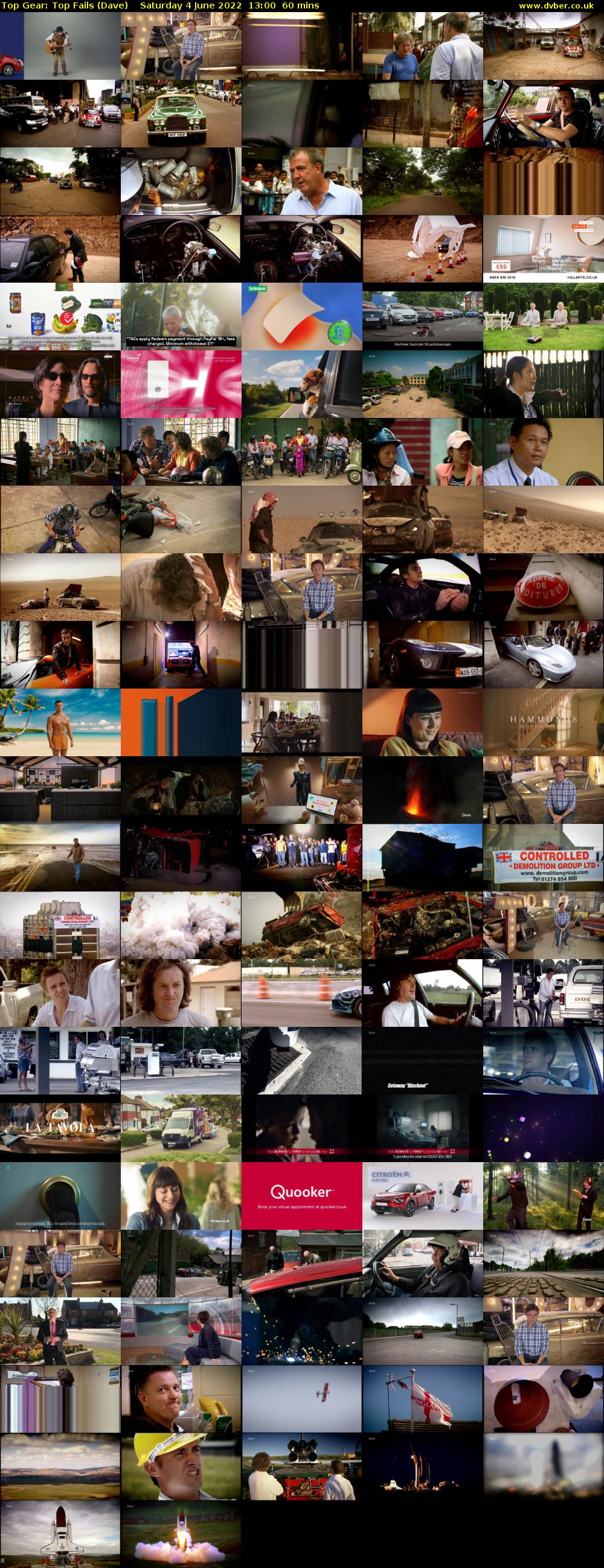 Top Gear: Top Fails (Dave) Saturday 4 June 2022 13:00 - 14:00