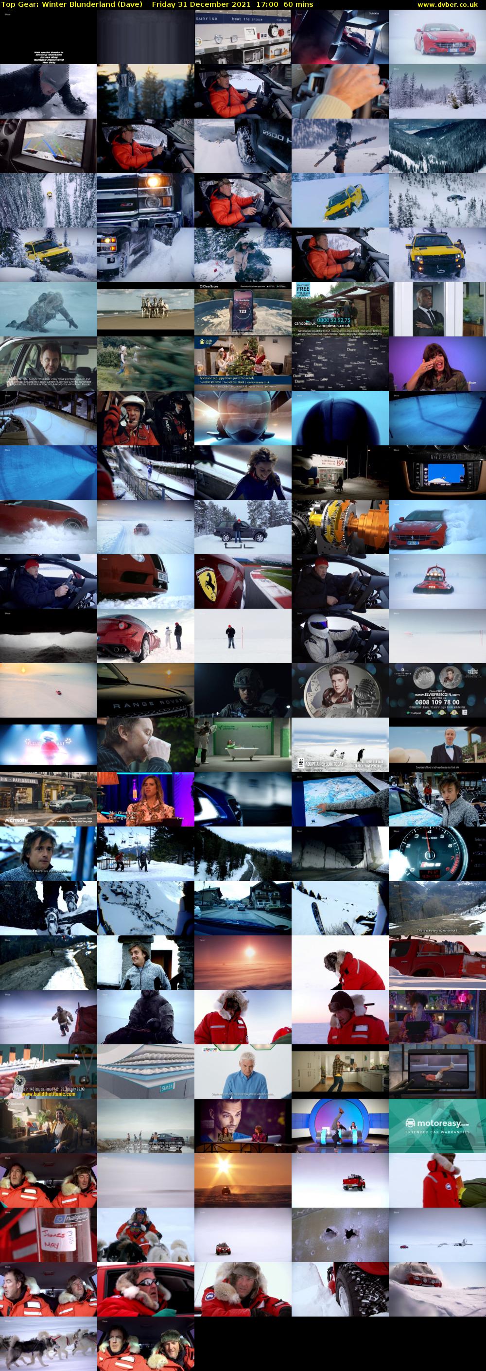 Top Gear: Winter Blunderland (Dave) Friday 31 December 2021 17:00 - 18:00