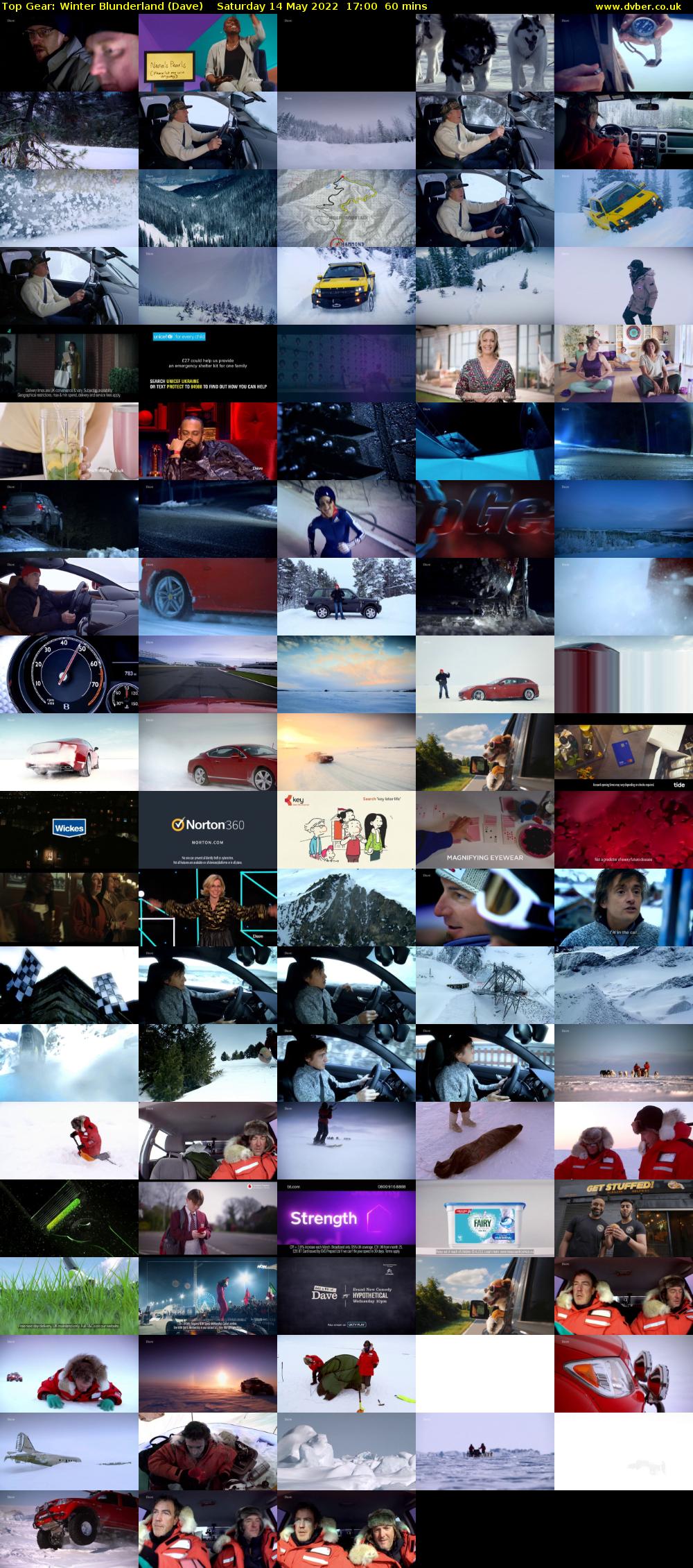 Top Gear: Winter Blunderland (Dave) Saturday 14 May 2022 17:00 - 18:00