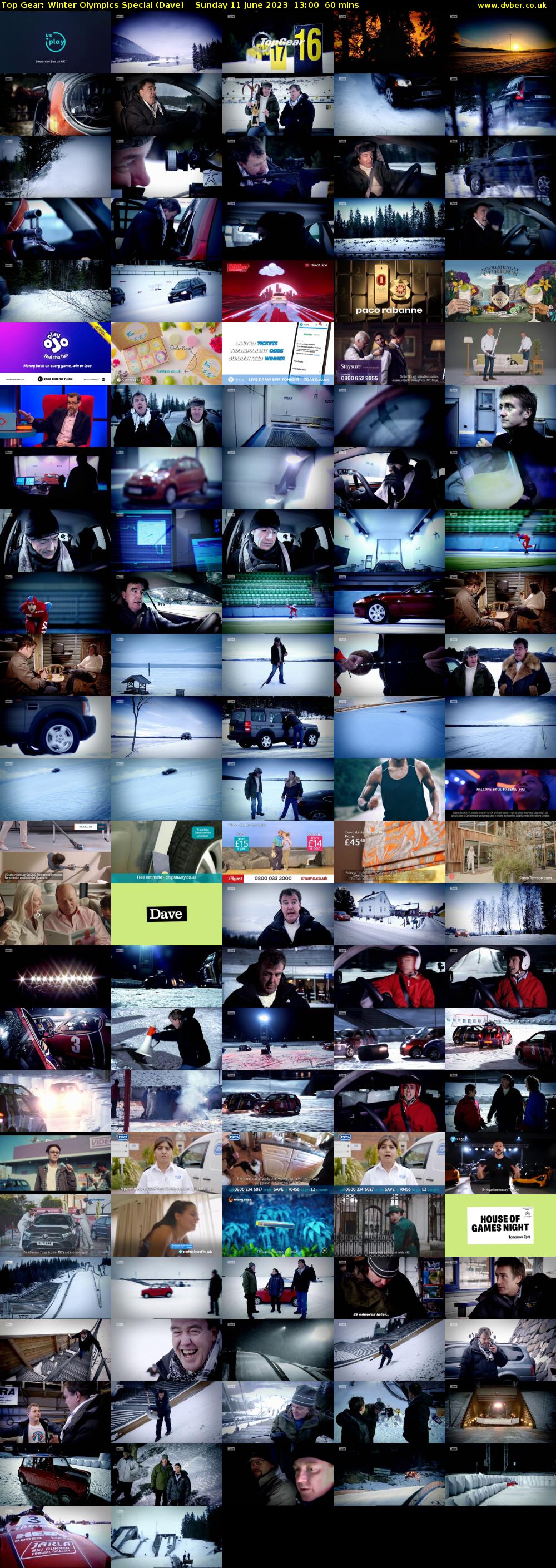 Top Gear: Winter Olympics Special (Dave) Sunday 11 June 2023 13:00 - 14:00
