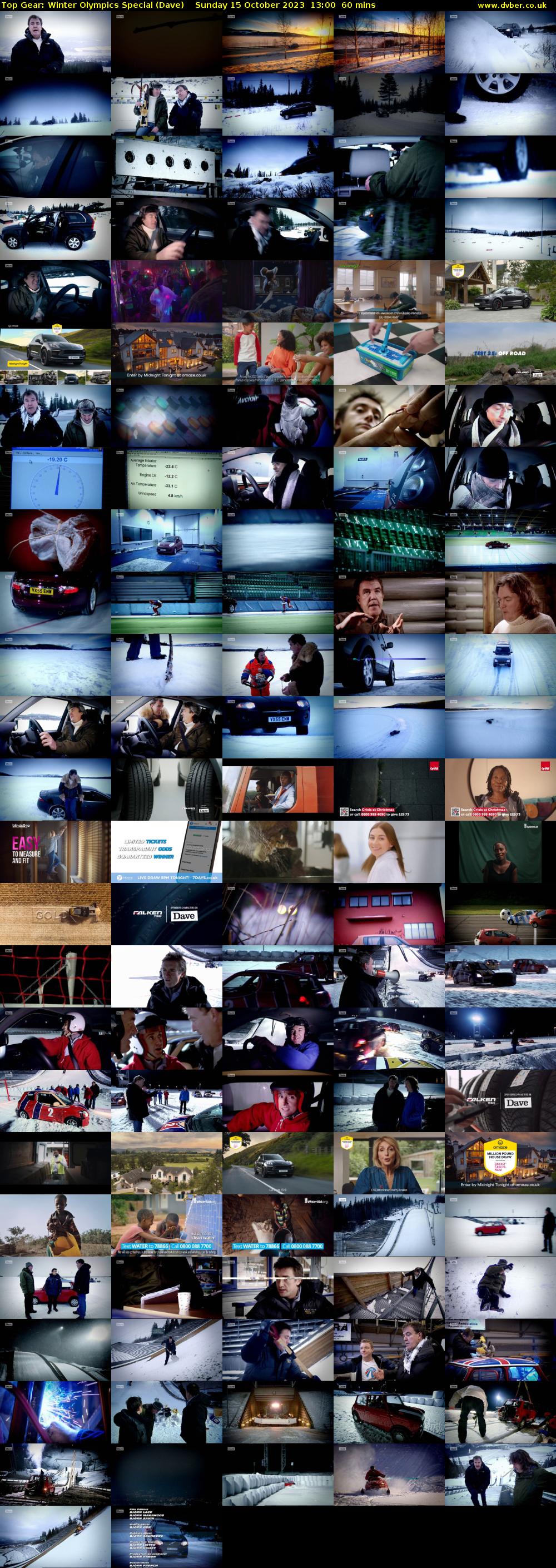 Top Gear: Winter Olympics Special (Dave) Sunday 15 October 2023 13:00 - 14:00