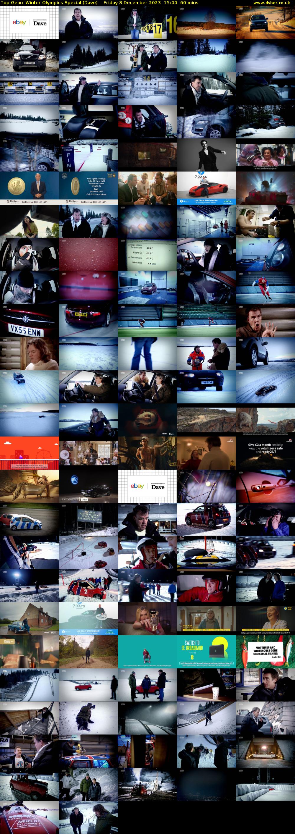 Top Gear: Winter Olympics Special (Dave) Friday 8 December 2023 15:00 - 16:00