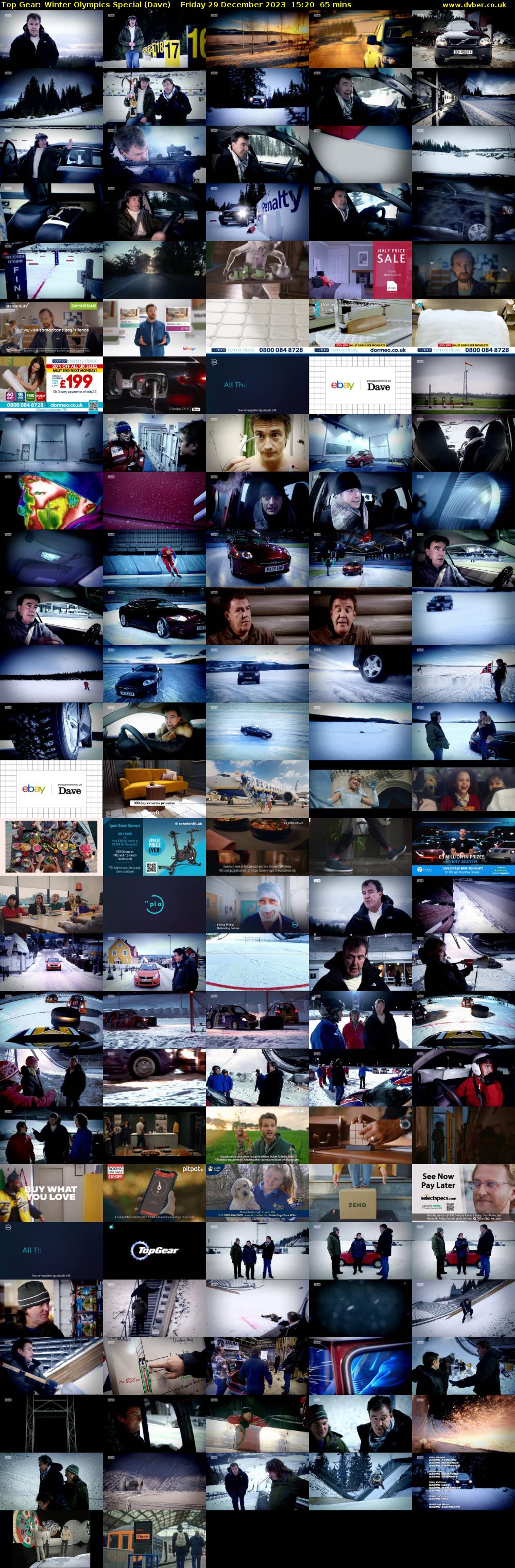Top Gear: Winter Olympics Special (Dave) Friday 29 December 2023 15:20 - 16:25