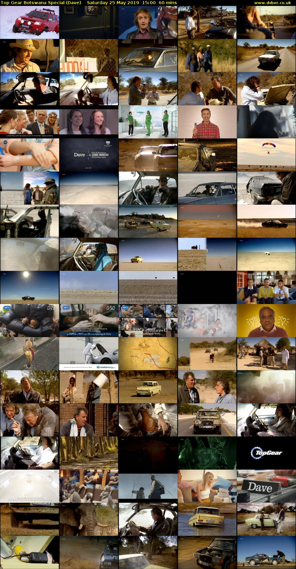 Top Gear Botswana Special (Dave) Saturday 25 May 2019 15:00 - 16:00