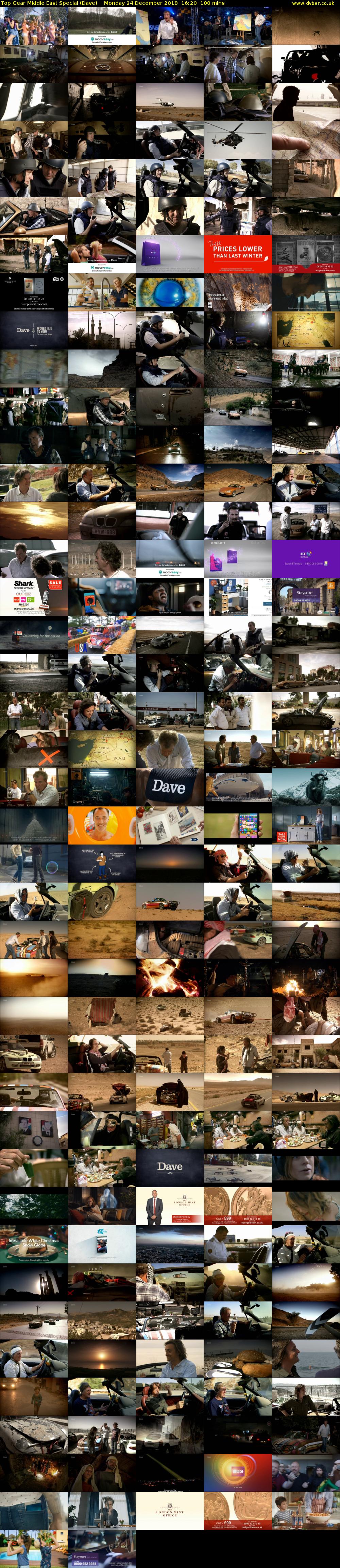 Top Gear Middle East Special (Dave) Monday 24 December 2018 16:20 - 18:00