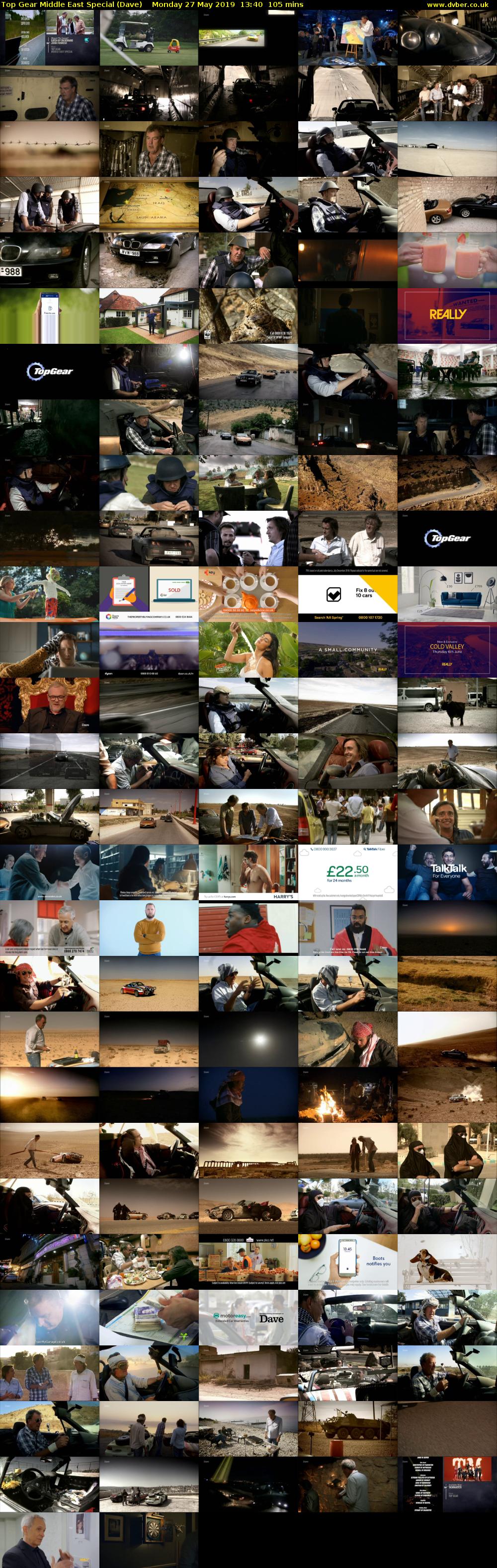 Top Gear Middle East Special (Dave) Monday 27 May 2019 13:40 - 15:25