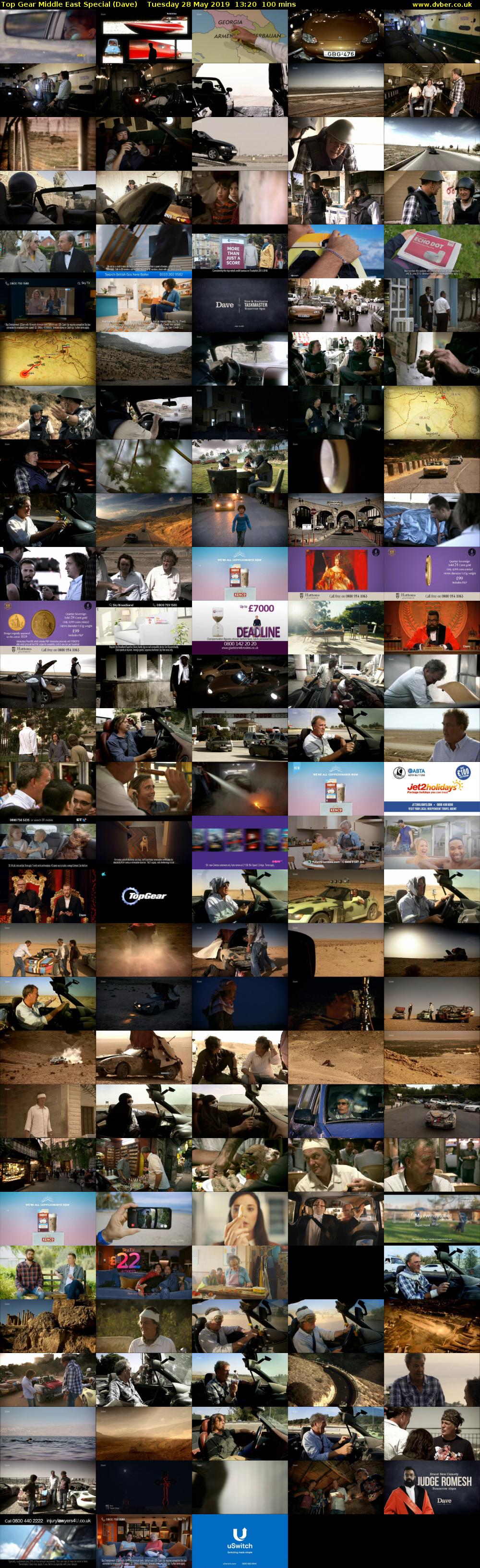 Top Gear Middle East Special (Dave) Tuesday 28 May 2019 13:20 - 15:00